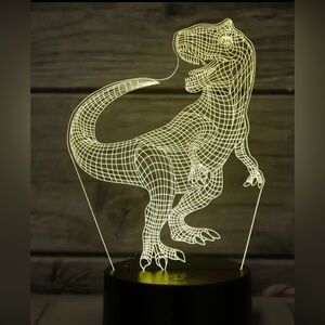 New 3D T-rex dinosaur LED color changing table nightlight